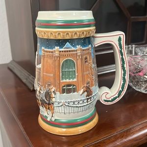 1997 Budweiser Holiday Stein